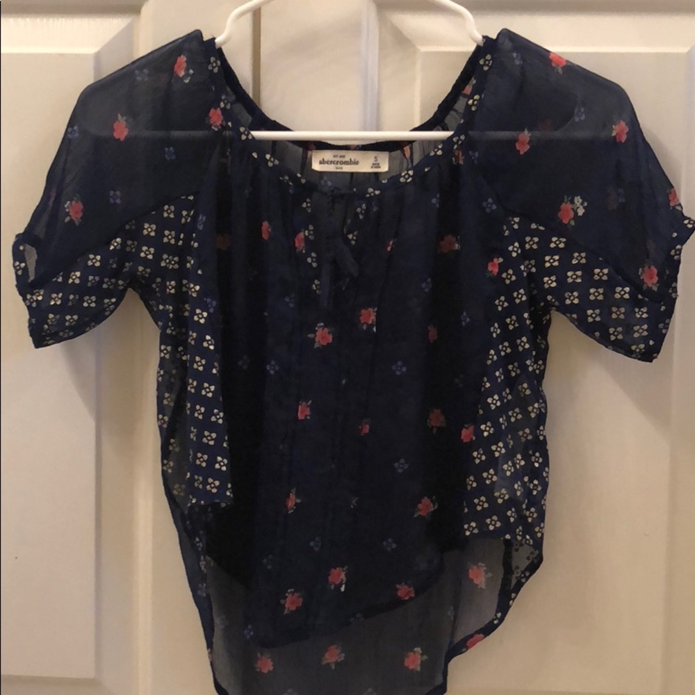 A blue shirt used never